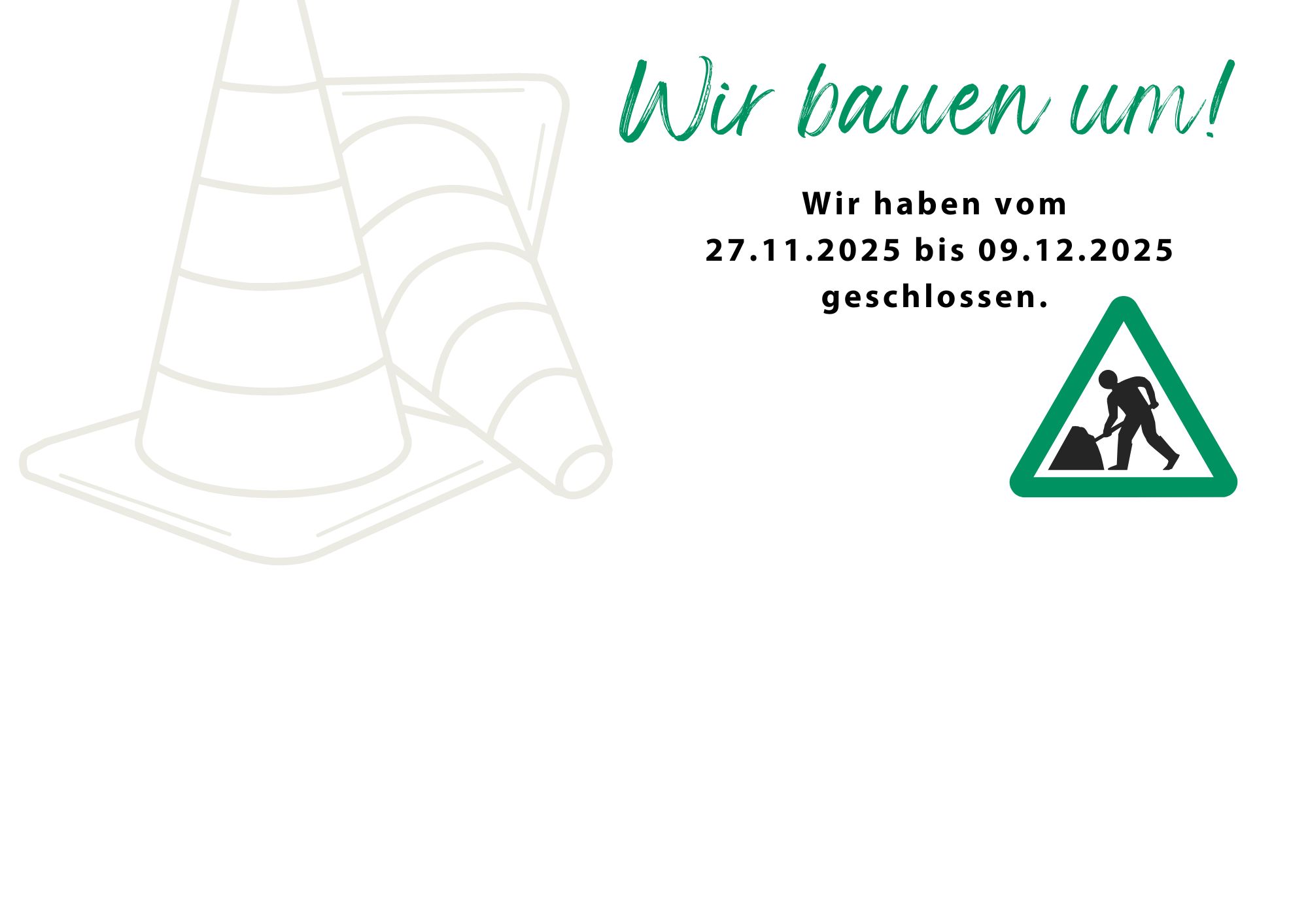 Informationsgraphik zum Umbau der Studierendenkanzlei.